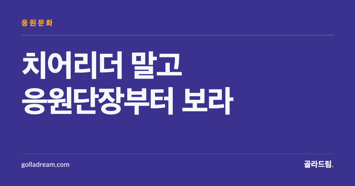 야구 룰 몰라도 괜찮다, KBO 응원문화 이렇게 즐겨라
