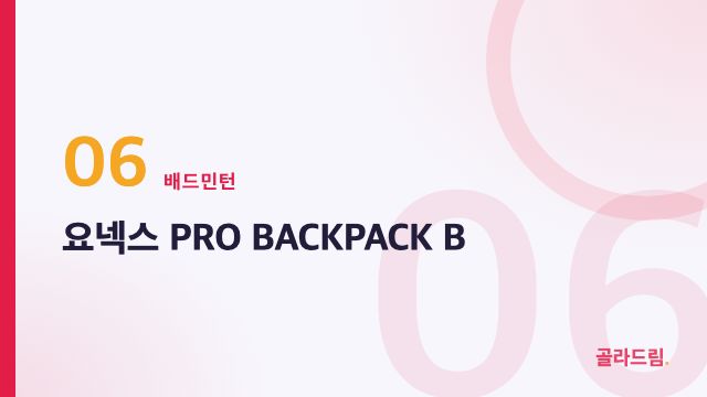 요넥스 PRO BACKPACK B