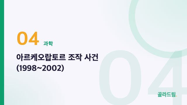 아르케오랍토르 조작 사건 (1998~2002)