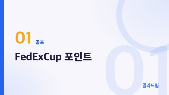 FedExCup 포인트