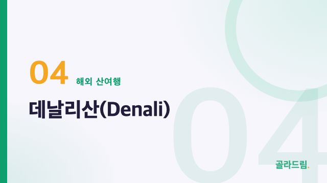 데날리산(Denali)