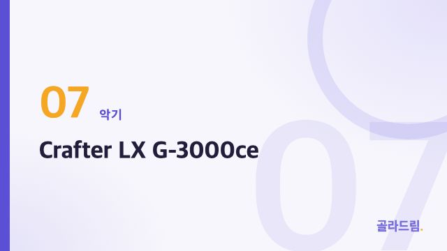 Crafter LX G-3000ce