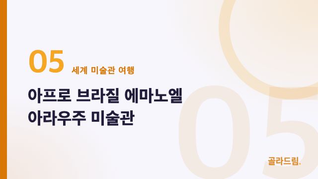 아프로 브라질 에마노엘 아라우주 미술관