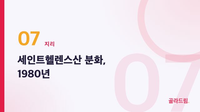 세인트헬렌스산 분화, 1980년